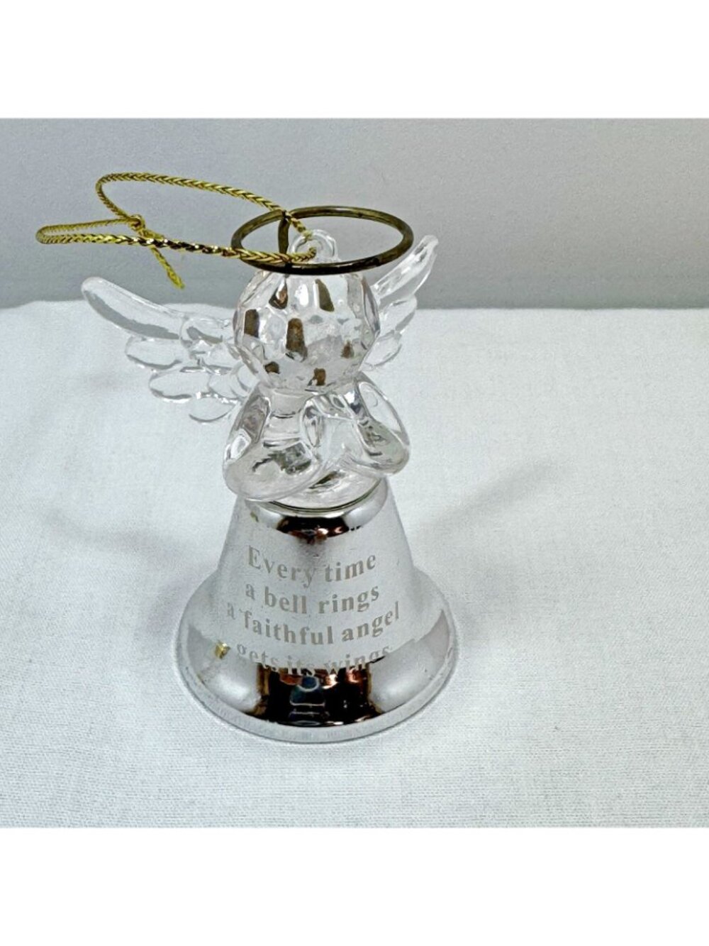 Vtg Every Time a Bell Rings A Faithful Angel Gets Its Wings Christmas Ornaments - Picture 8 of 13